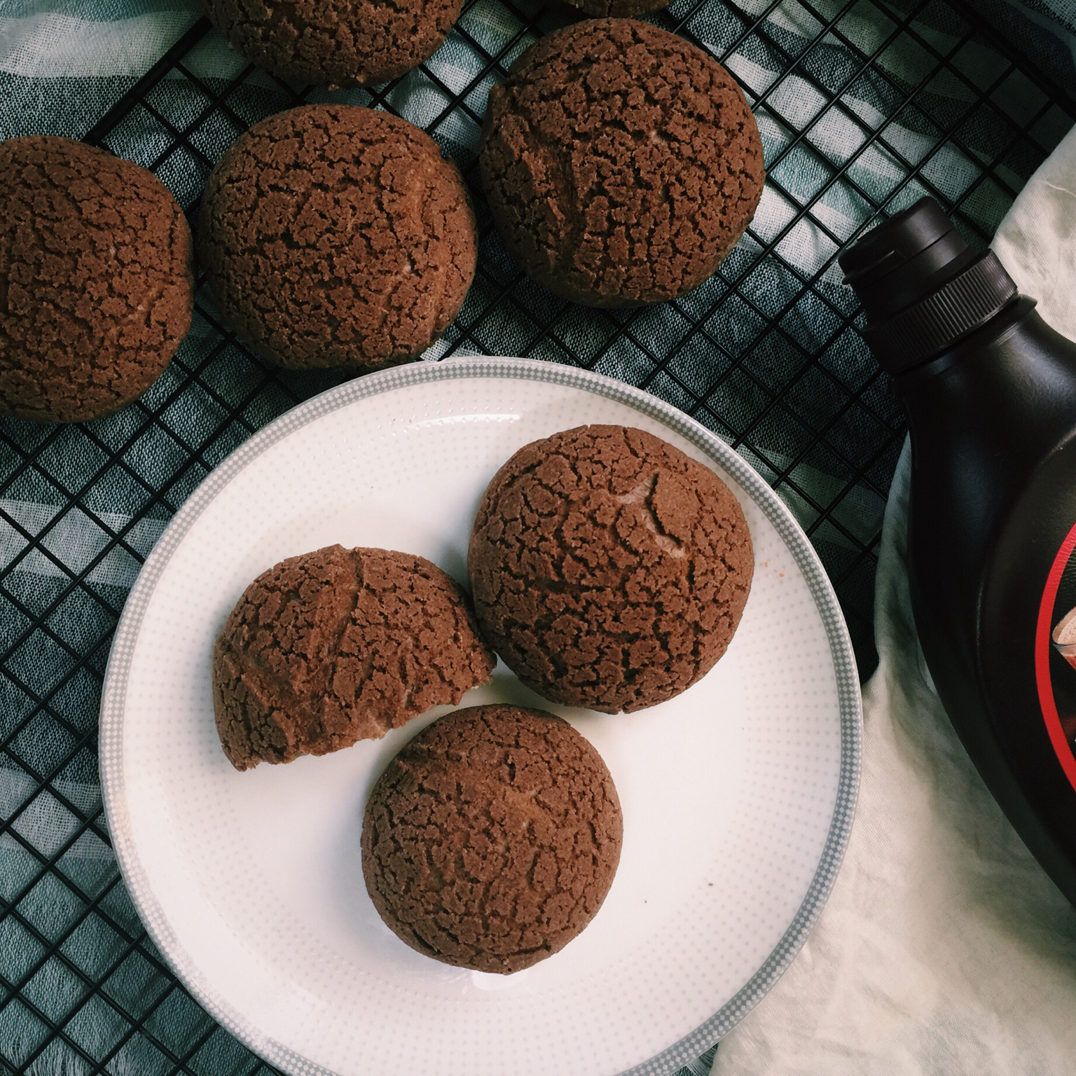 巧克力酥皮泡芙