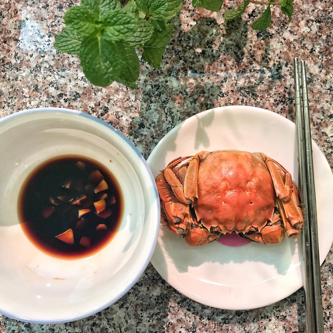 清蒸大闸蟹