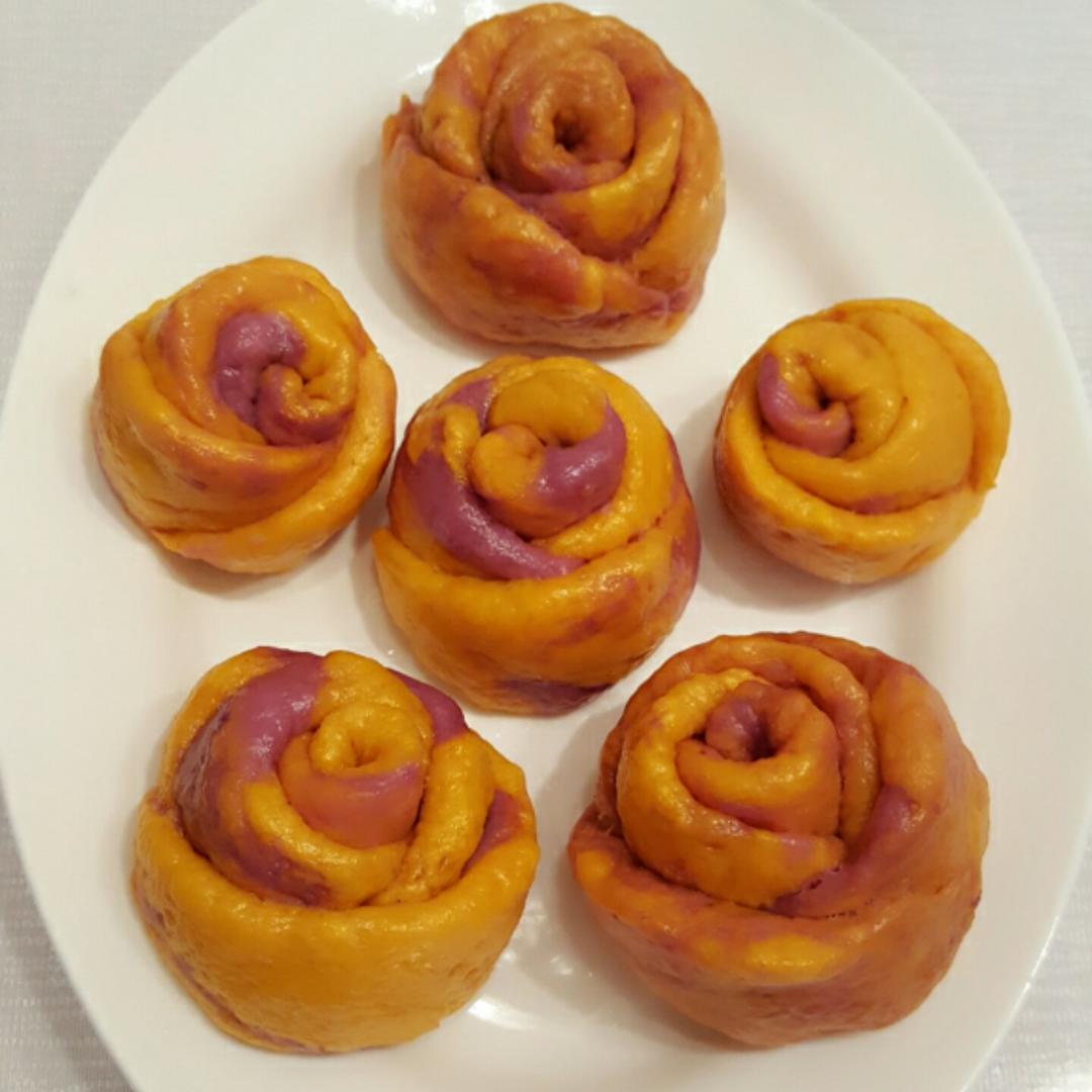 玫瑰花馒头