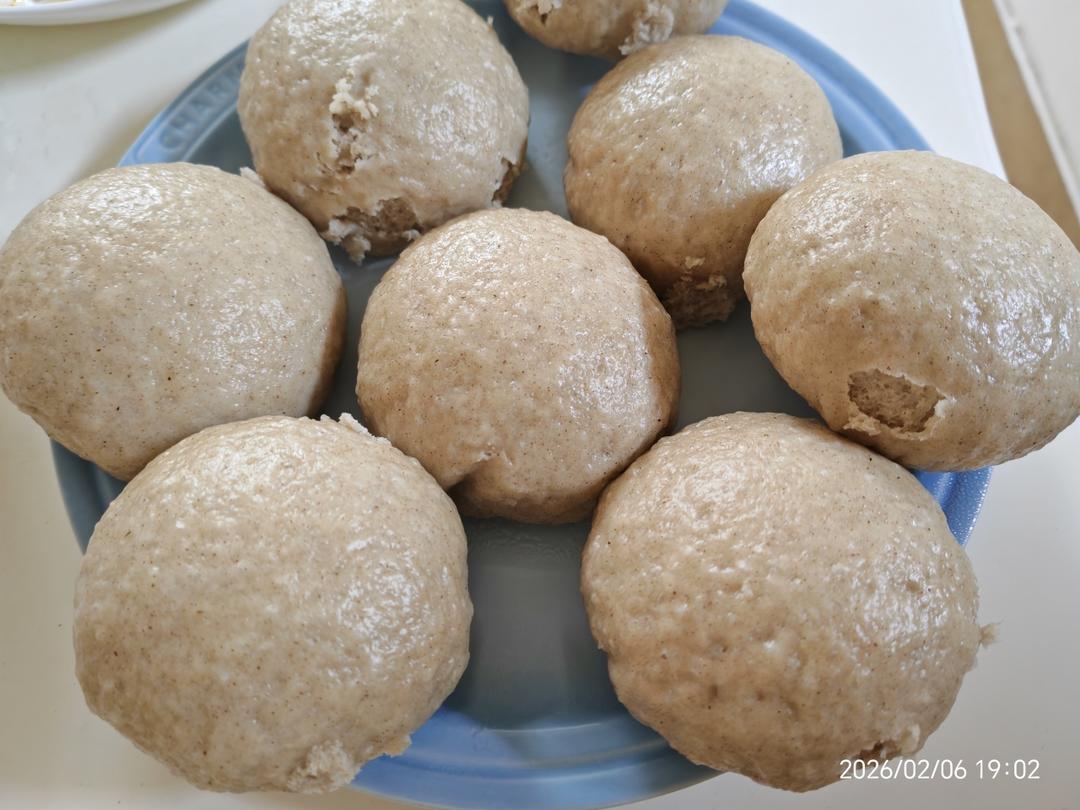 0失误超香！荞麦面馒头～对糖尿人友好～