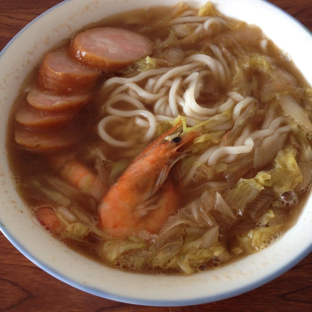 大虾爆锅面