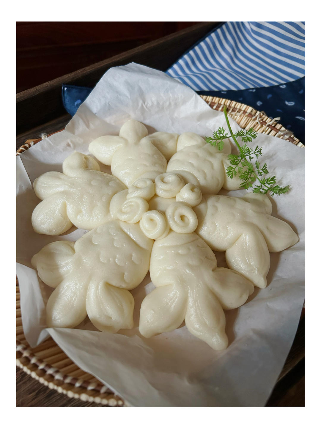 花样面食，锦鲤馒头