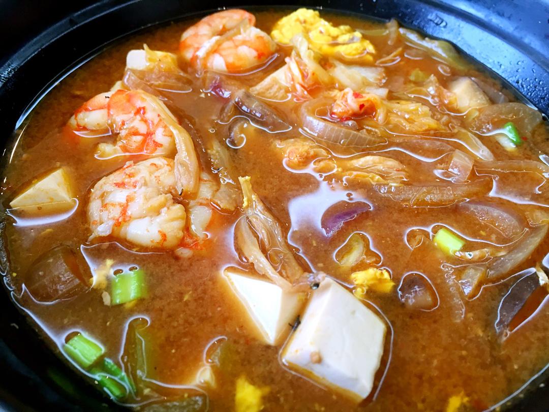 韩式海鲜豆腐汤