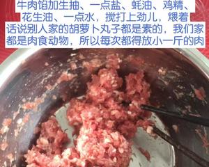 炸胡萝卜肉丸子的做法 步骤1