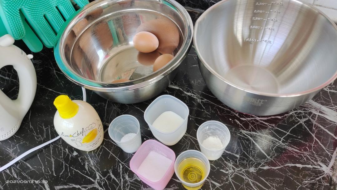 超柔软6寸戚风蛋糕(附8寸配方)零失败 超详细‼️含操作视频
