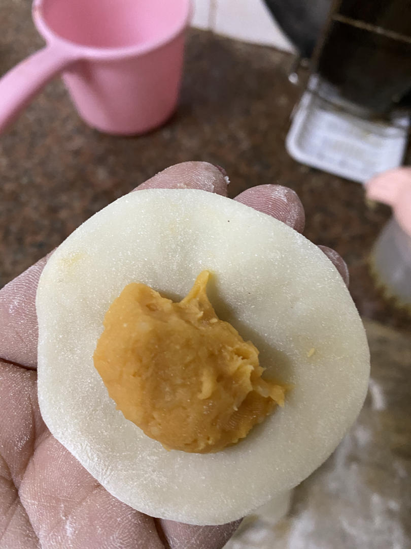十分钟营养低脂早餐，无糖无油豆奶紫薯饼！！