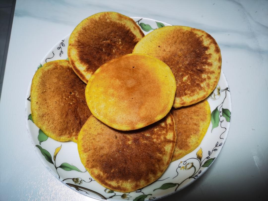 玉米面松饼，早起5分钟搞定，又软又健康