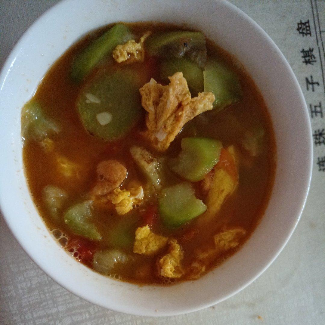 丝瓜鸡蛋汤