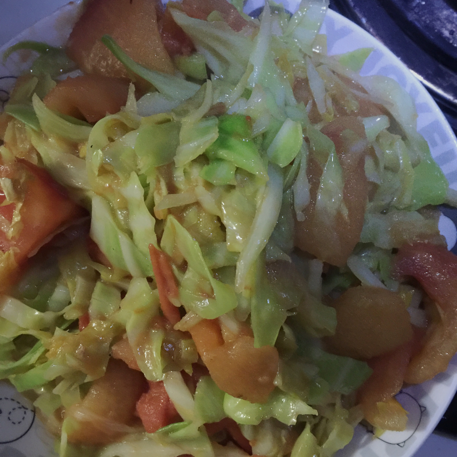 番茄圆白菜