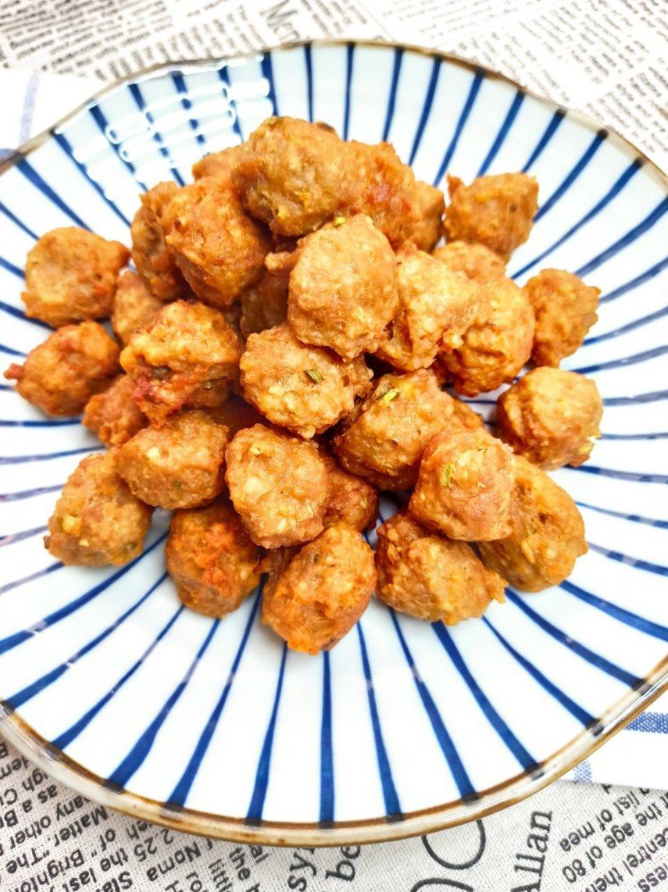 【汉美驰破壁机】焦炸莲藕肉丸子
