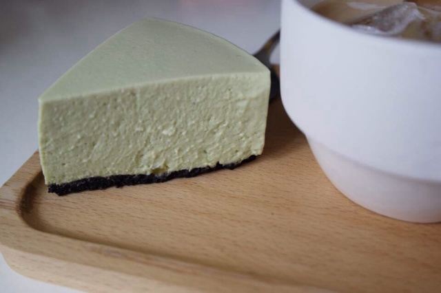 酸奶抹茶冻芝士蛋糕