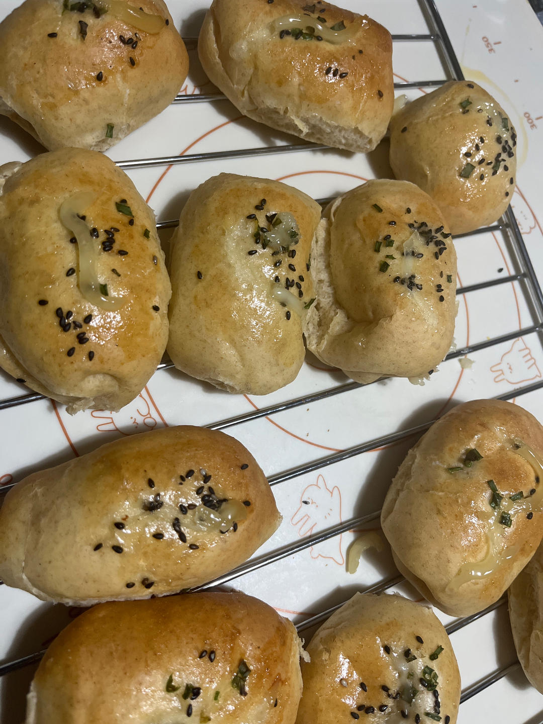 迷你肠仔包(手工揉面)