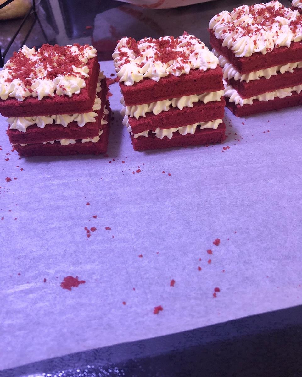 红丝绒蛋糕卷（完美毛巾底）