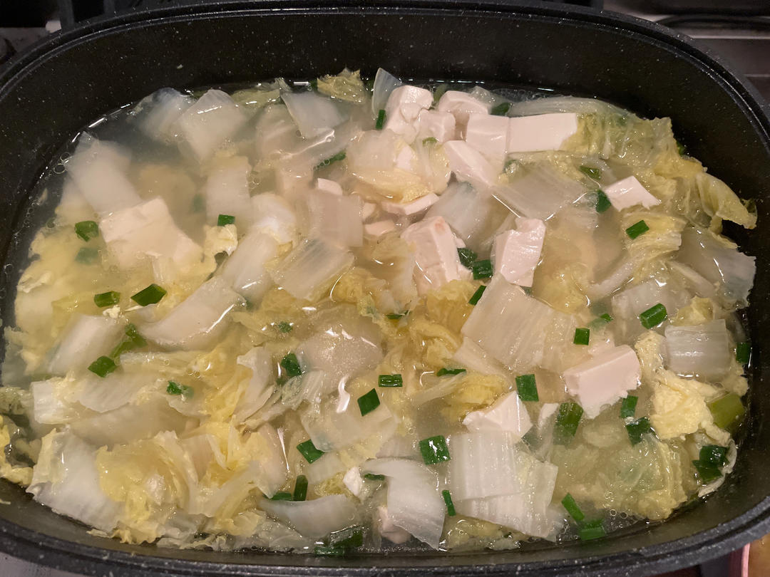 白菜豆腐汤