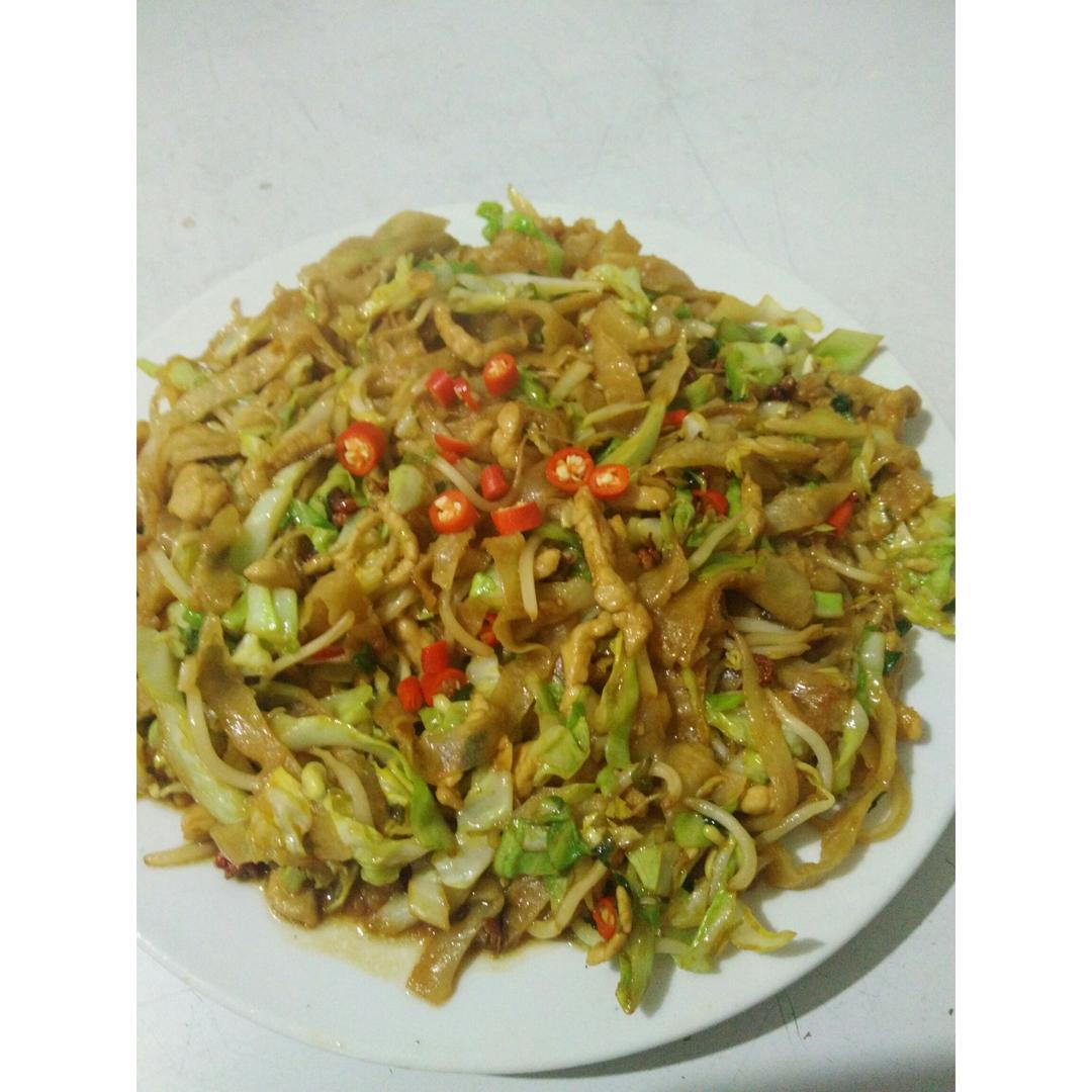 肉丝炒饼