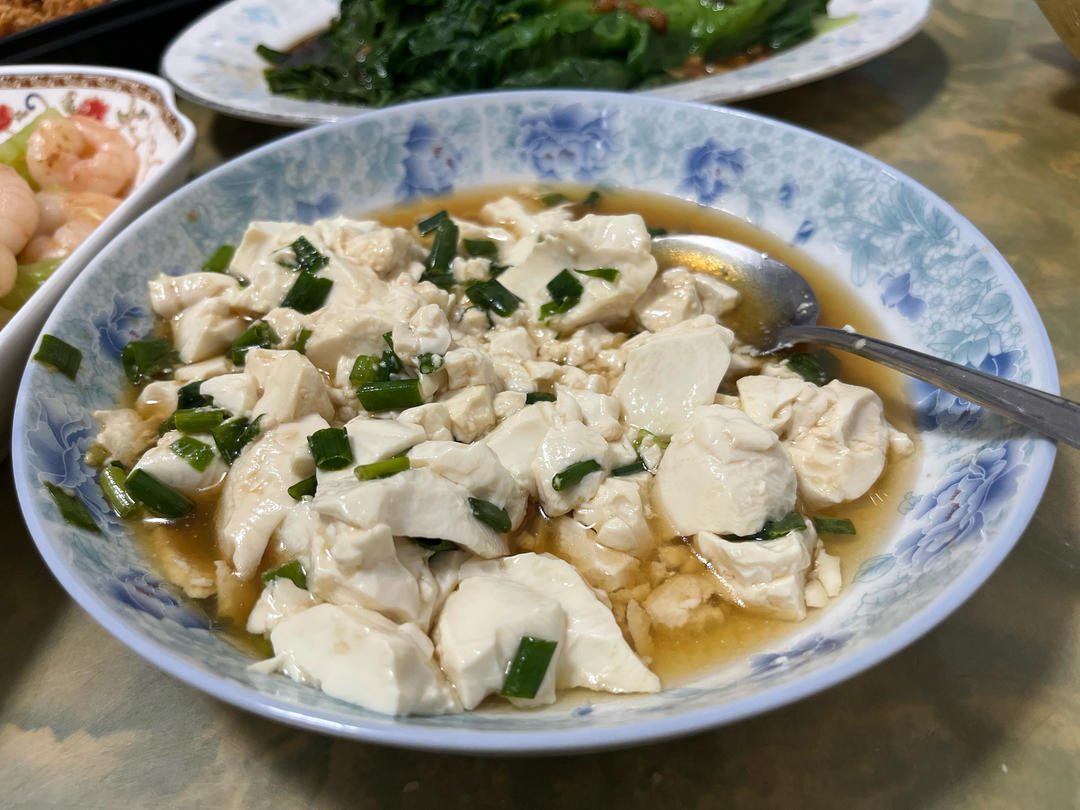 家庭版小葱拌豆腐😋
