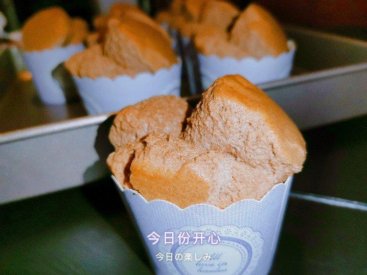 外脆内软❗️巧克力糯米粉杯子蛋糕