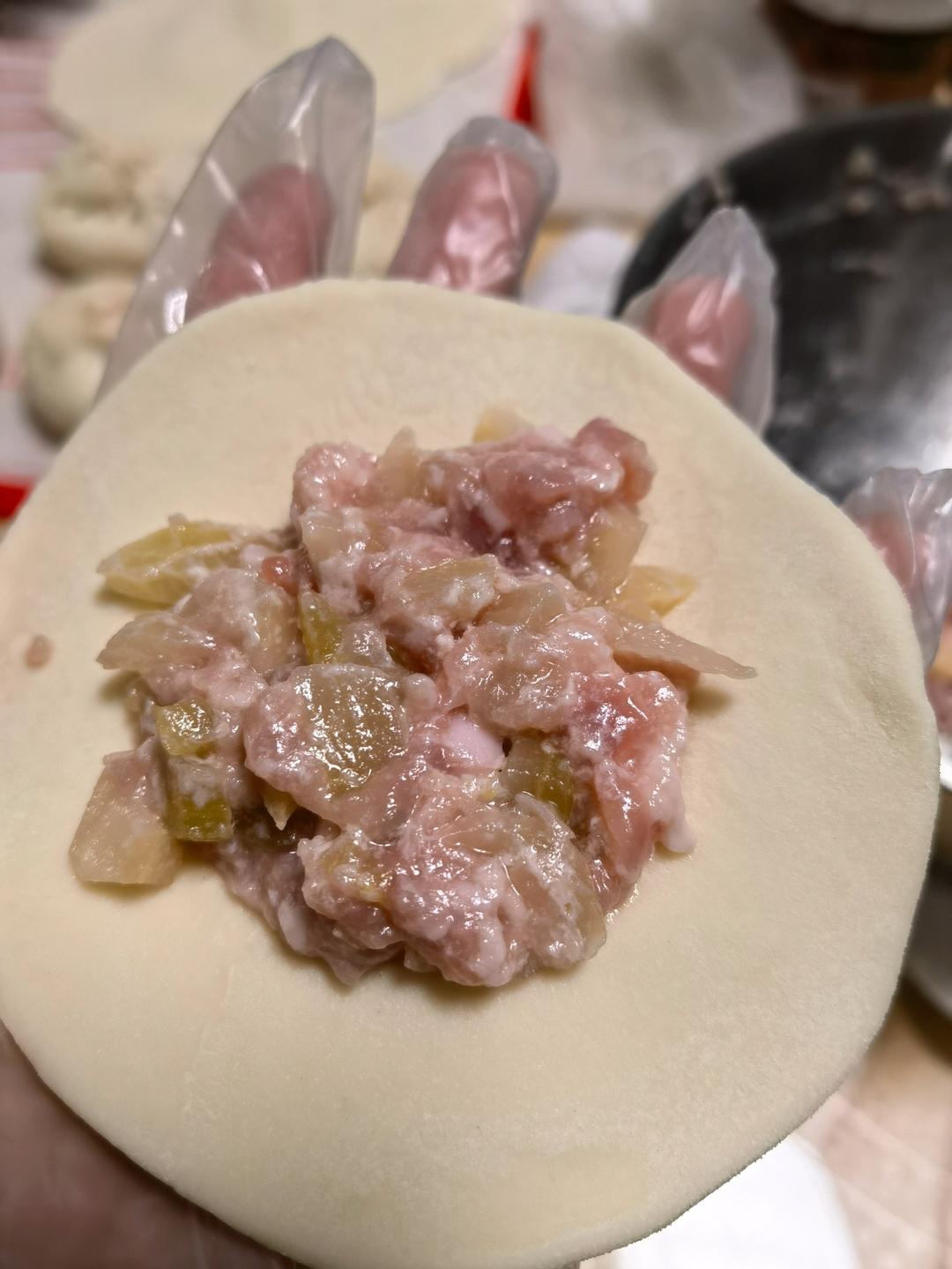 一次发酵肉包子