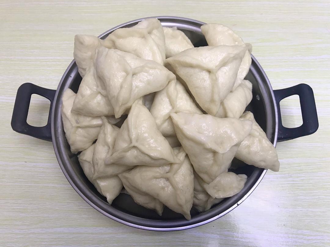 芝麻红糖三角包