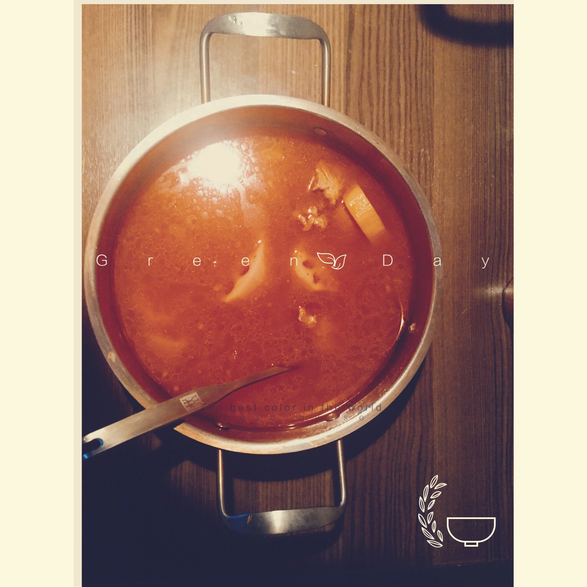 自制番茄汤锅