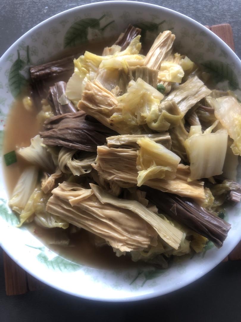 腐竹烧白菜