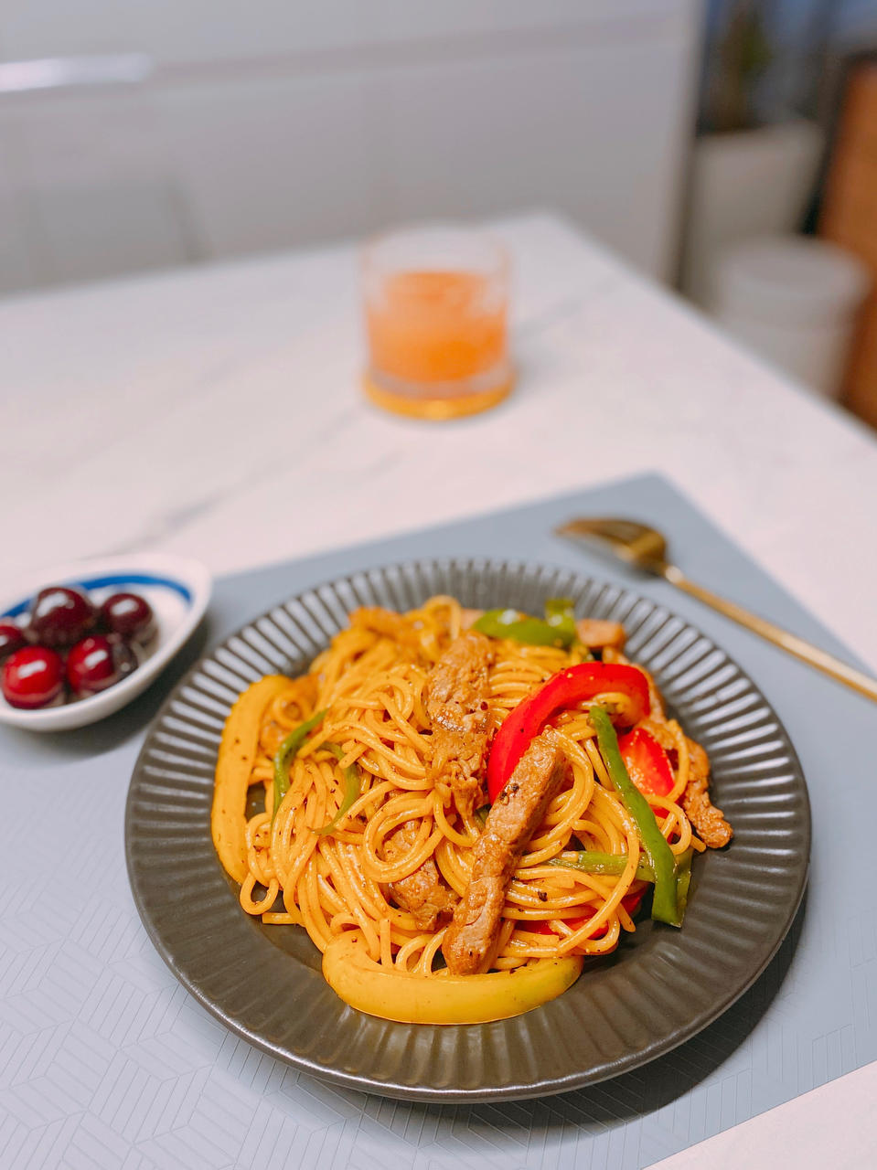 比餐厅好吃的黑椒牛柳意面🍝零失败简单教程