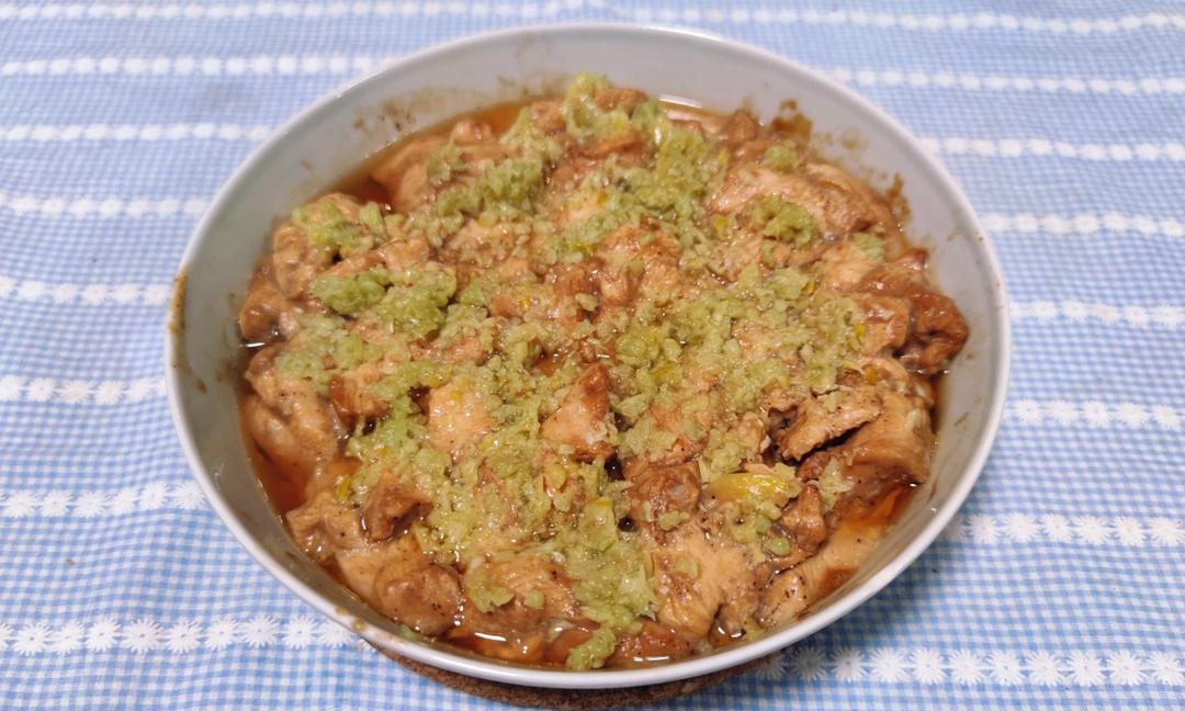 蒜蓉蒸鸡胸（鸡腿）