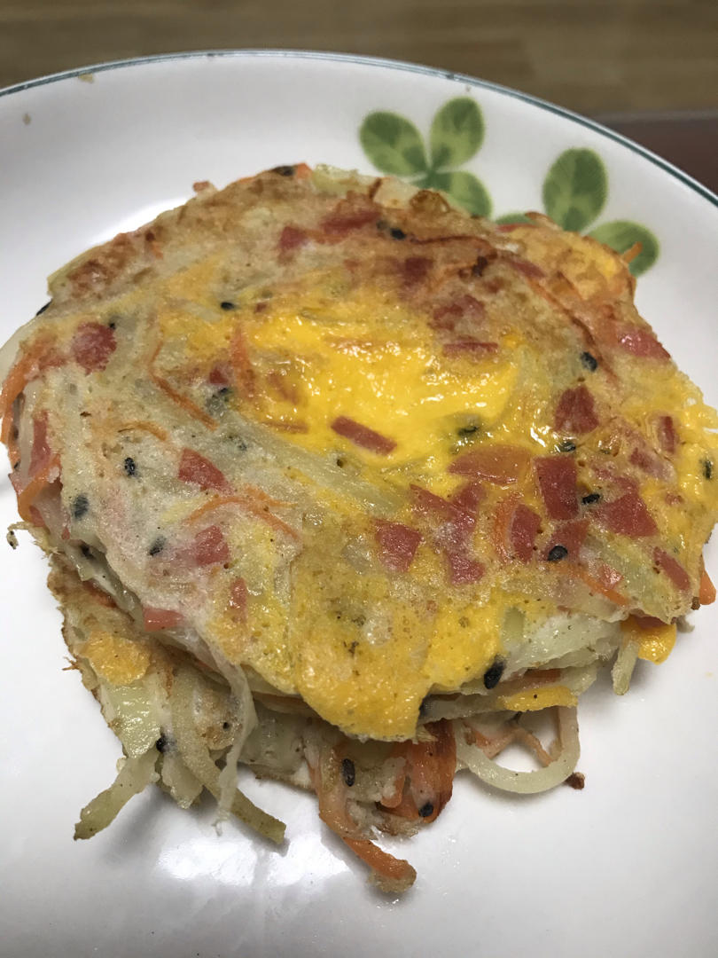 ❗早餐十分钟❗土豆鸡蛋饼❗好吃不重样