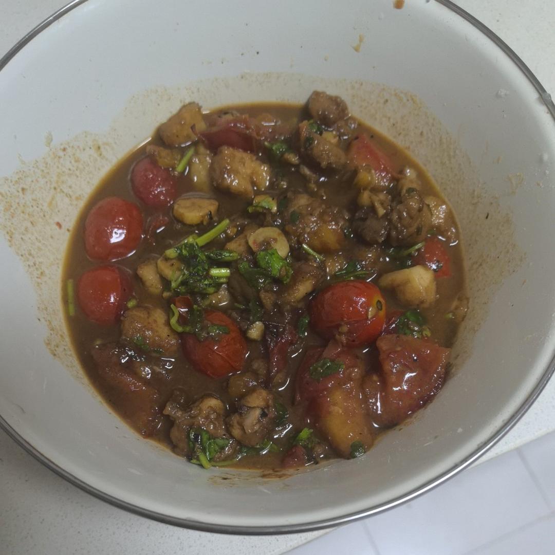 番茄鱼巴沙鱼（也可以用番茄龙利鱼），番茄酱汁超浓郁，营养又下饭！