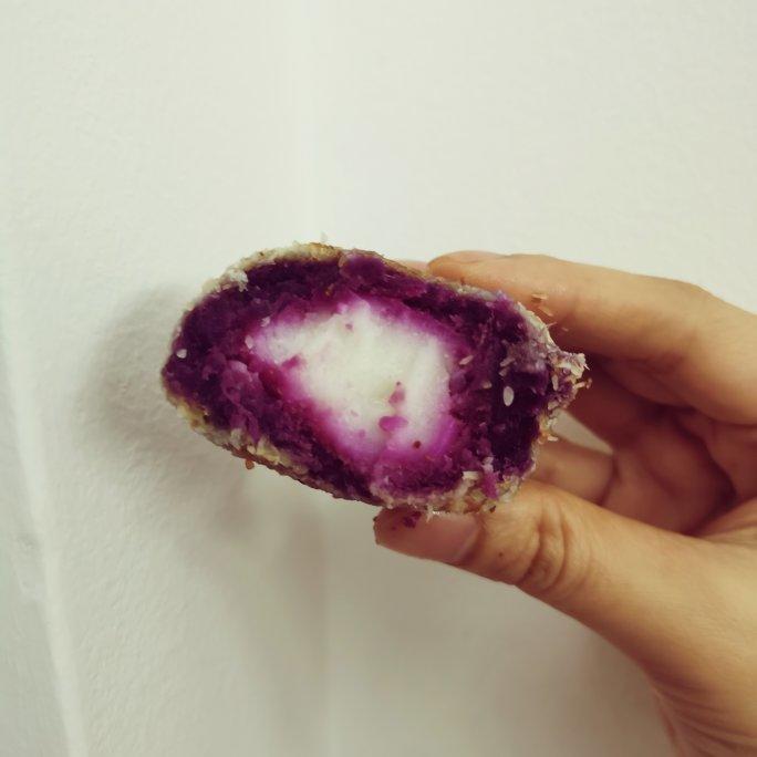 简单快手香芋酸奶饼