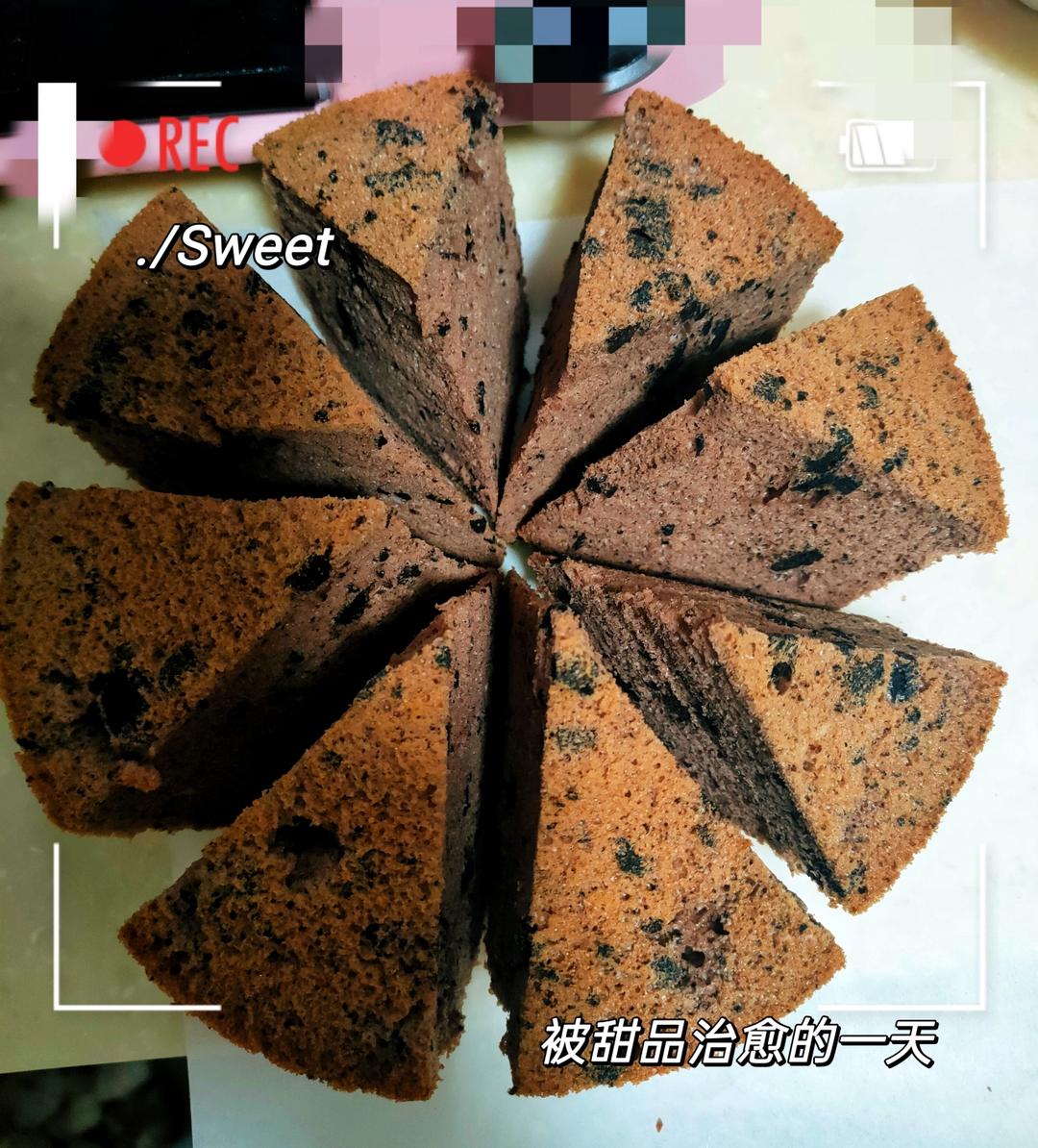 奥利奥可可戚风蛋糕（六寸）