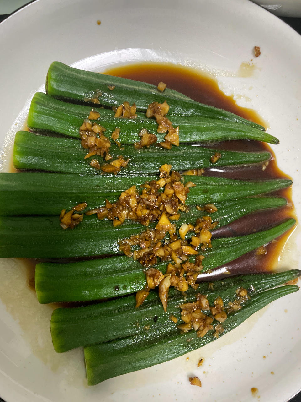 蒜蓉秋葵
