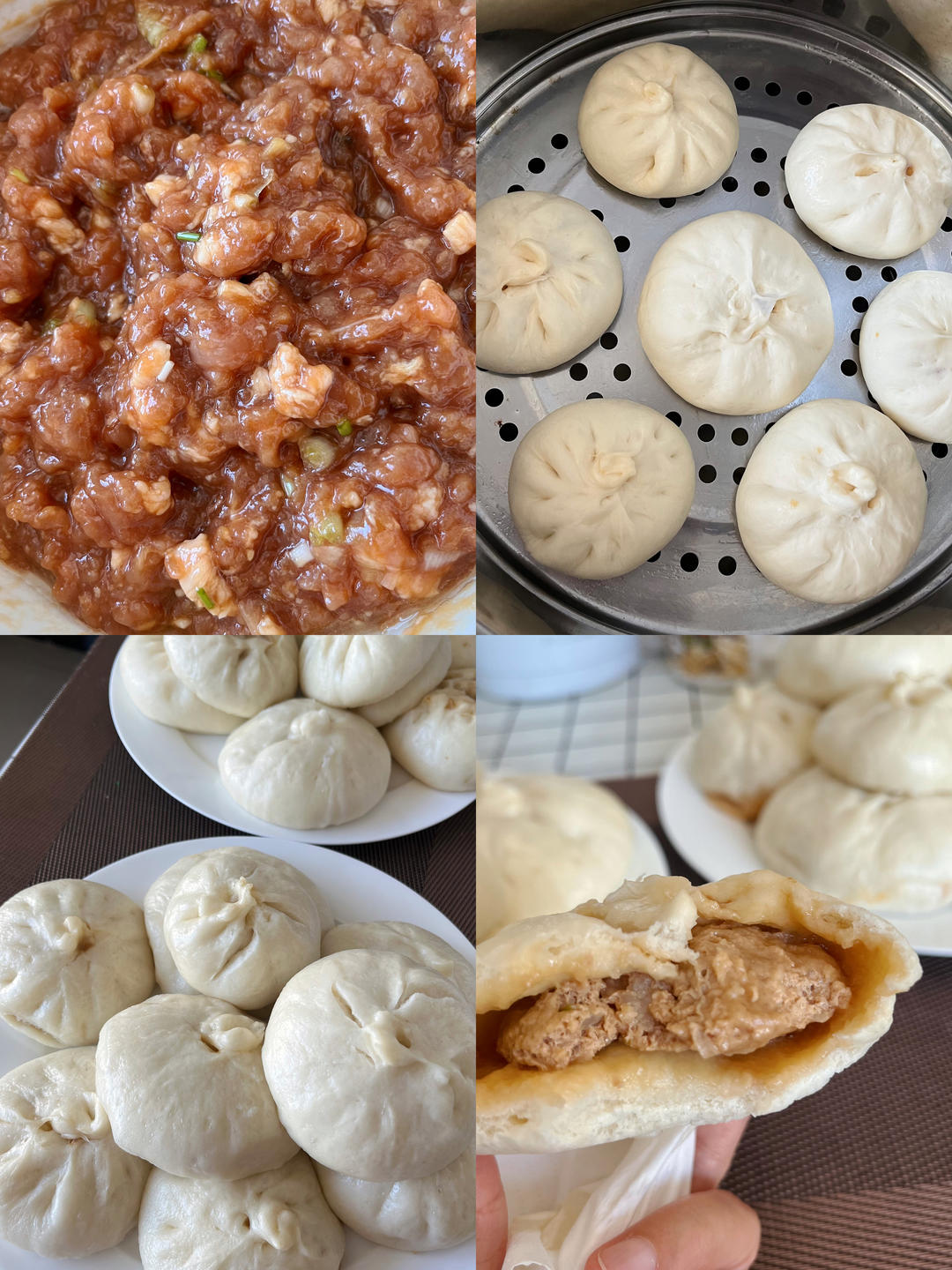 好吃多汁的肉包子肉馒头【步骤超详细】