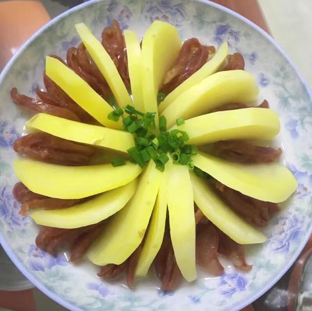 风琴蒸土豆（快手菜）