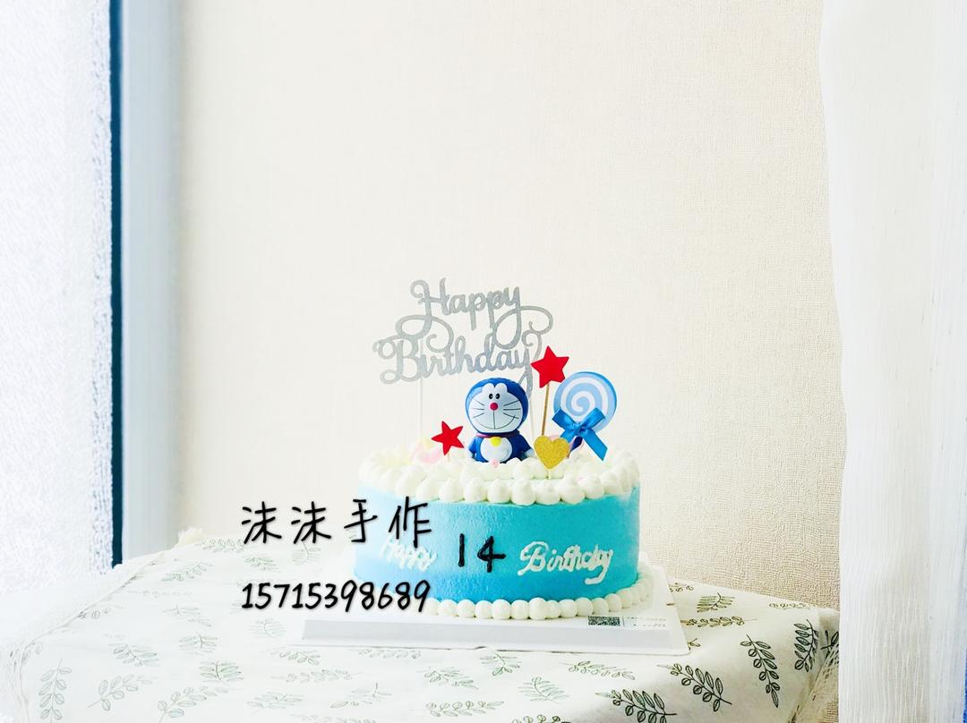 机器猫奶油蛋糕