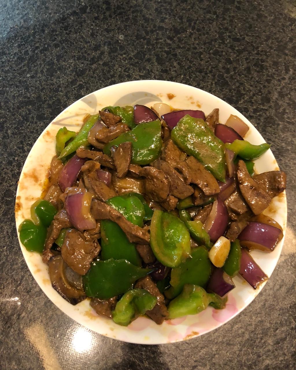 嫩炒猪肝