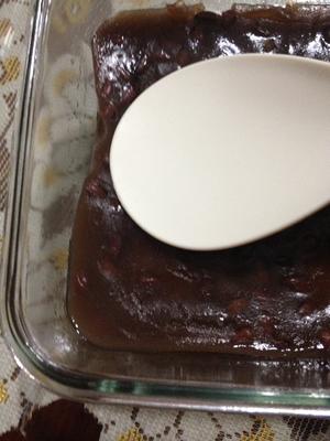 红豆糕--葛粉红豆糕(葛粉之二)的做法 步骤5