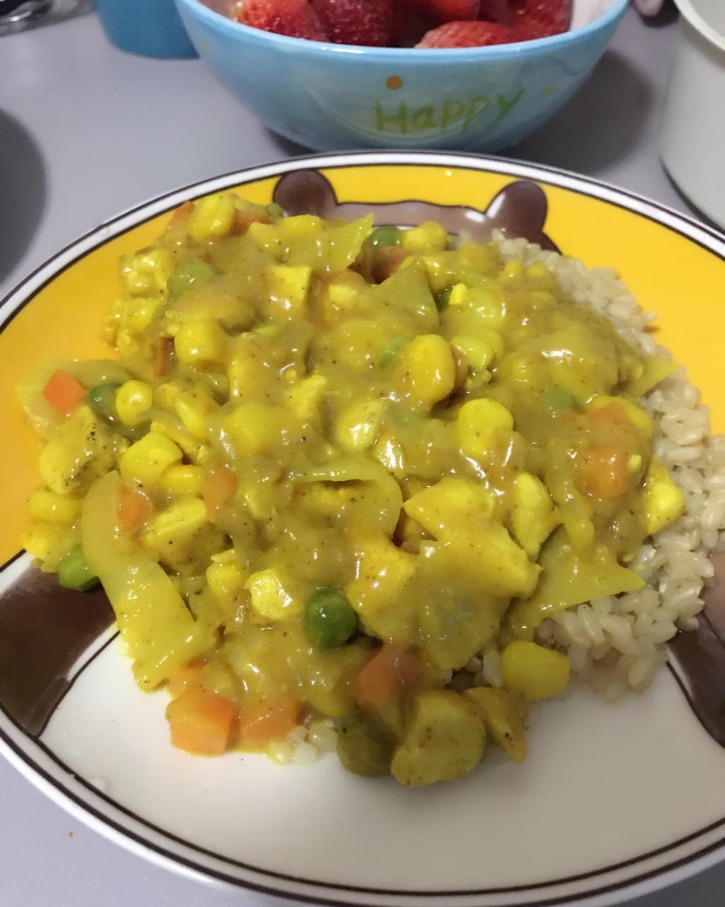 咖喱粉版鸡肉咖喱