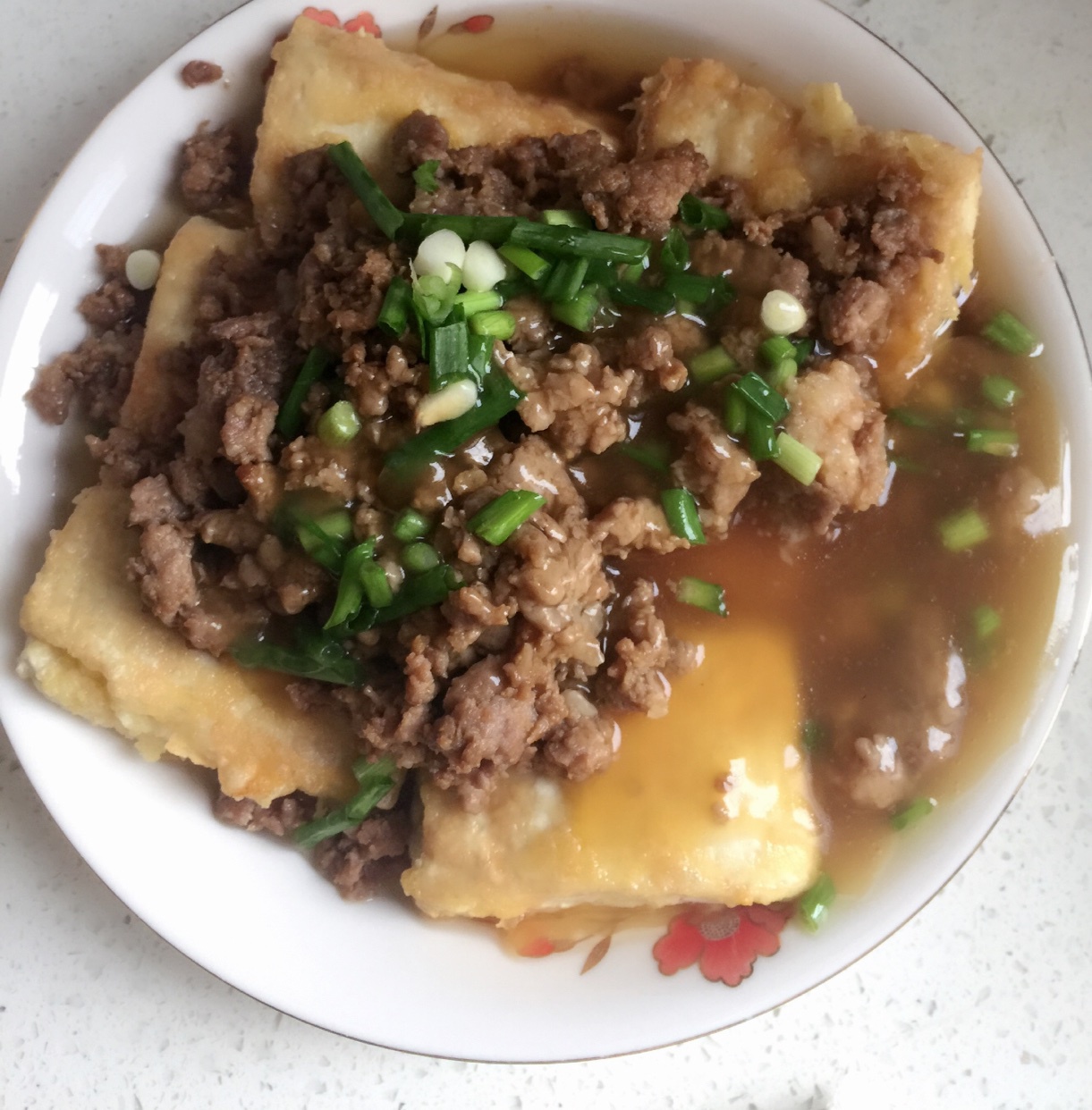 香煎嫩豆腐