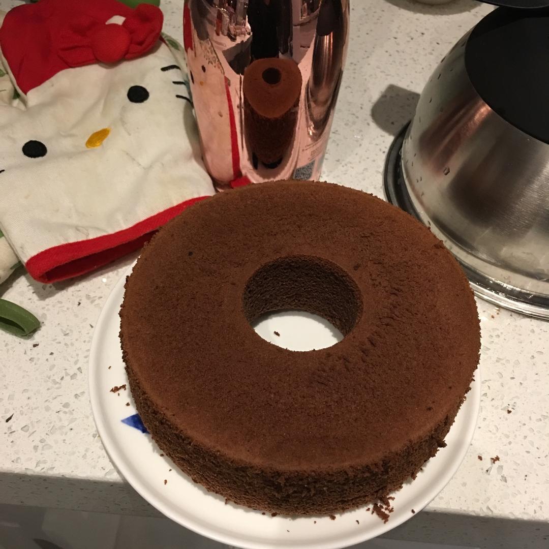 不消泡的巧克力戚风