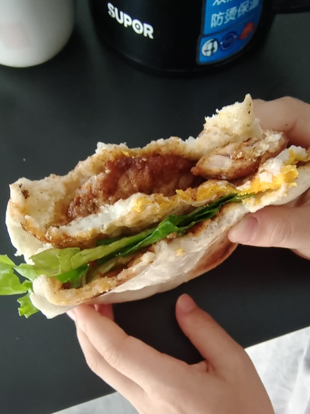 家庭版/里脊肉夹馍/夹饼