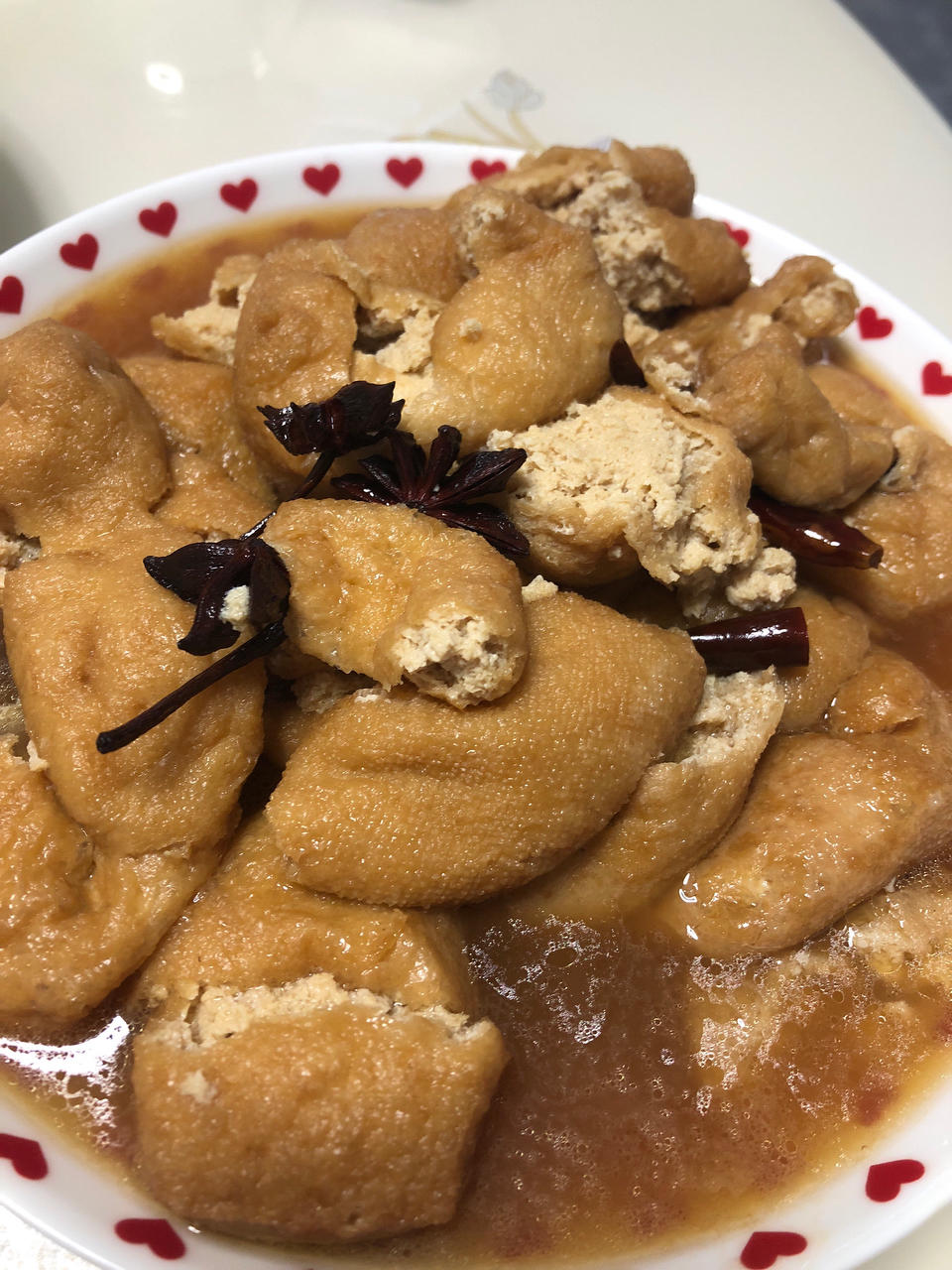 蜜汁油豆腐