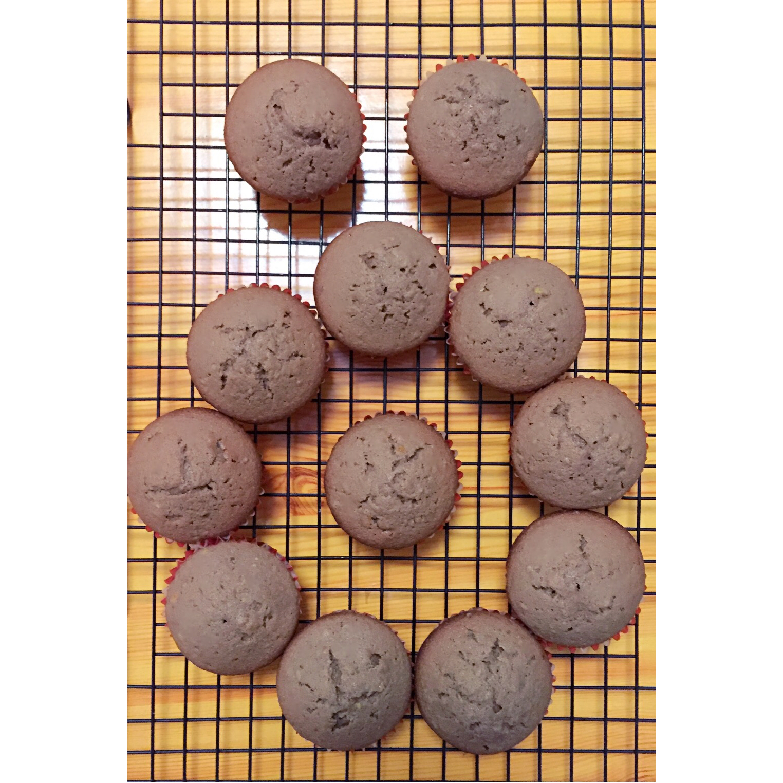 香橙可可杯子蛋糕（特别适合韩式裱花）