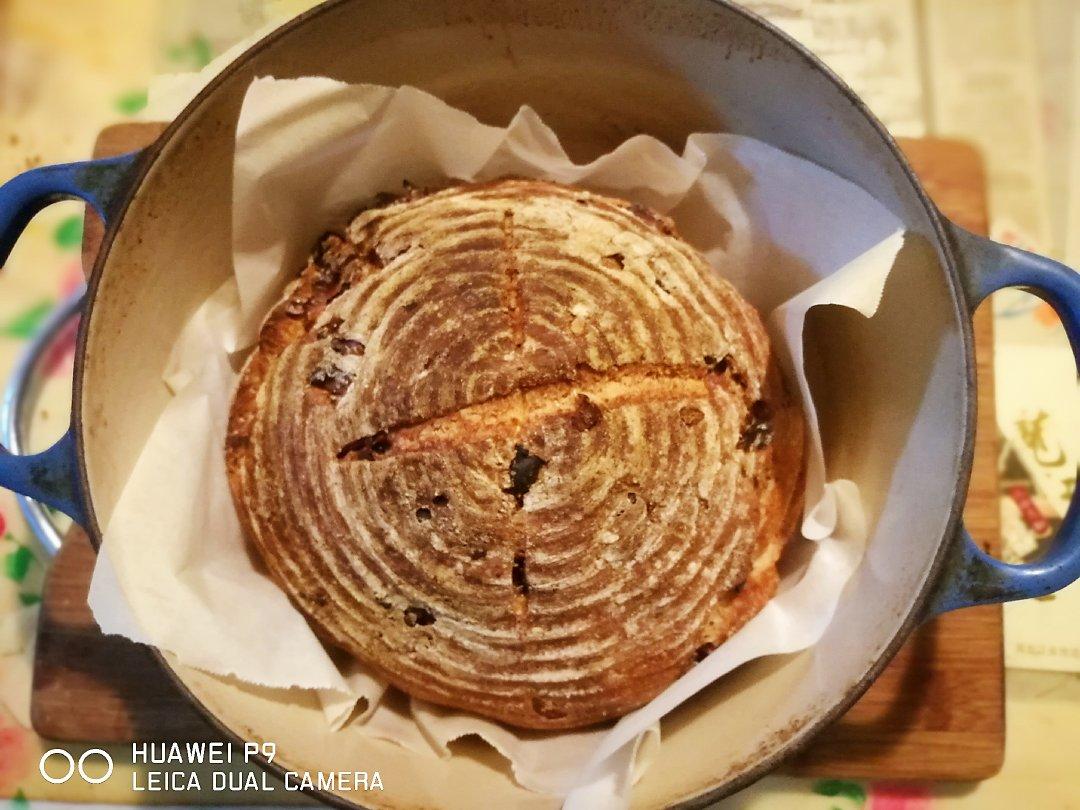 全麦山核桃橄榄欧包-Staub珐琅铸铁锅