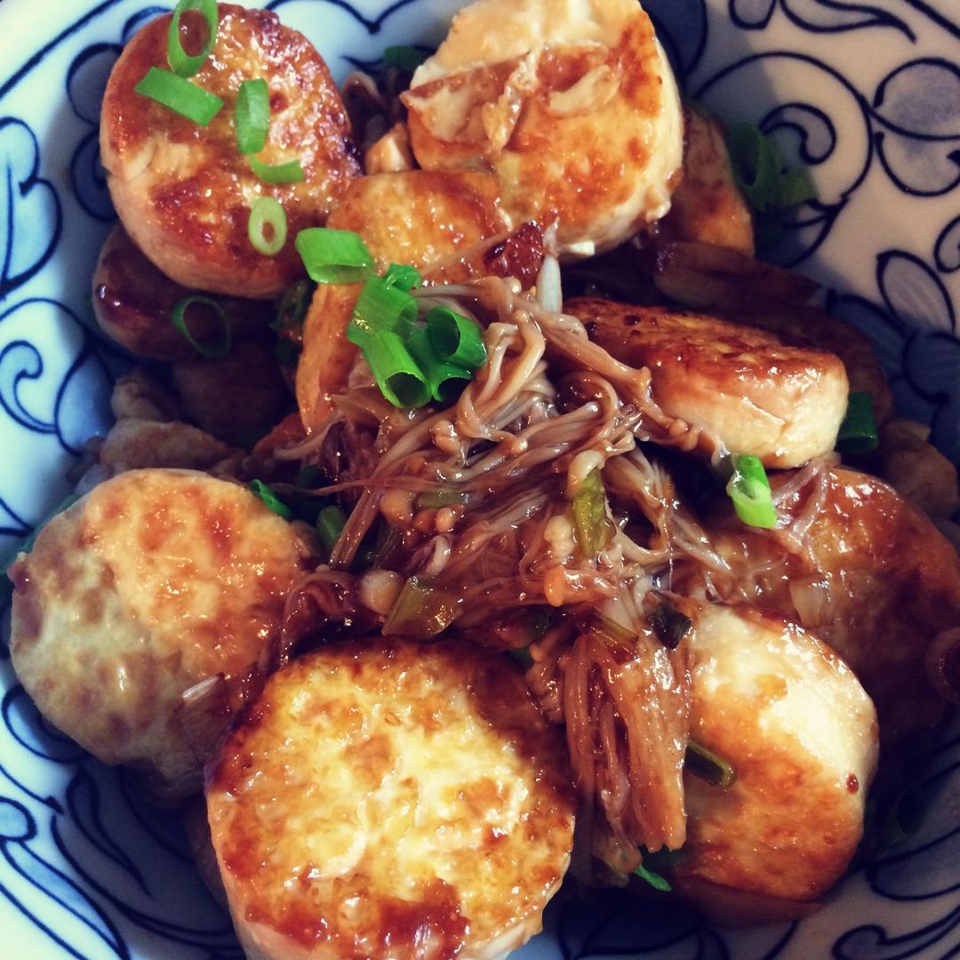 超级下饭菜--金针菇日本豆腐