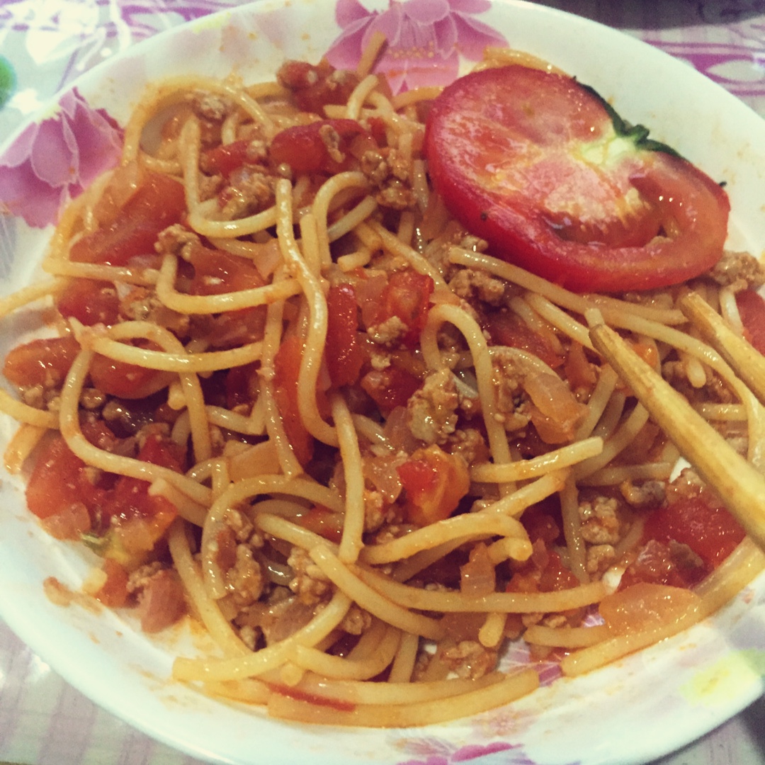意大利茄汁肉酱面 Spaghetti Bolognese