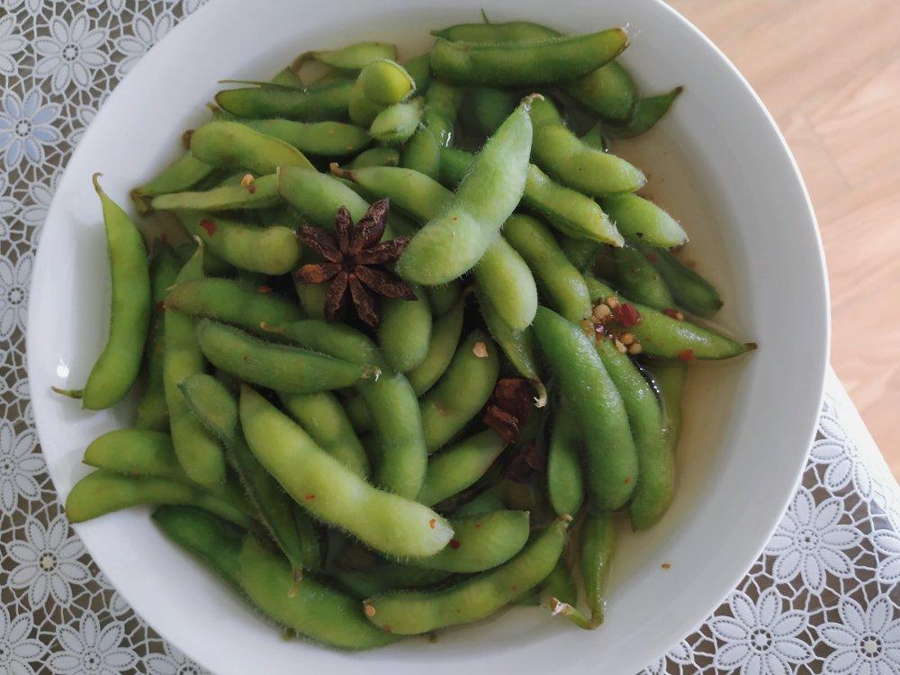 煮毛豆—不会变色版