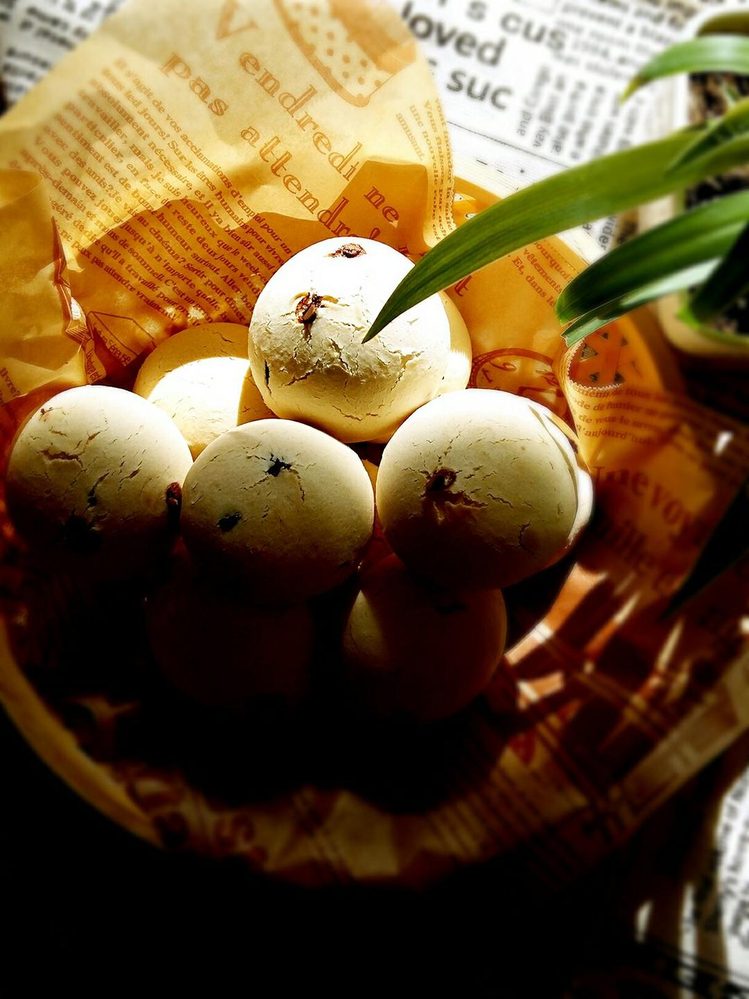 黑芝麻麻薯面包