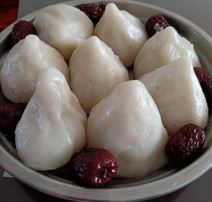 自制大米面窝头—小时候回民街小镜糕的味道