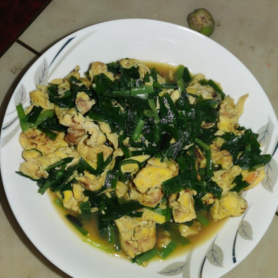 韭菜炒鸡蛋——三分钟快手下饭菜 掌握火候的秘诀